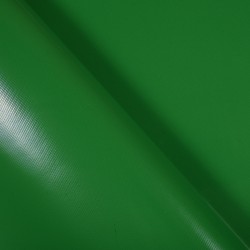 Ткань ПВХ 450 гр/м2, Зелёный (Ширина 160см), на отрез  в Ханты-Мансийске