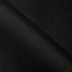 Прорезиненная ткань Оксфорд 600D ПВХ, Черный  в Ханты-Мансийске, 340 г/м2, 359 руб