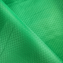 Ткань Оксфорд 300D PU Рип-Стоп СОТЫ, цвет Зелёный (на отрез)  в Ханты-Мансийске