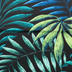 Интерьерная ткань Дак (DUCK), принт &quot;Тропические листья&quot; (на отрез)  в Ханты-Мансийске